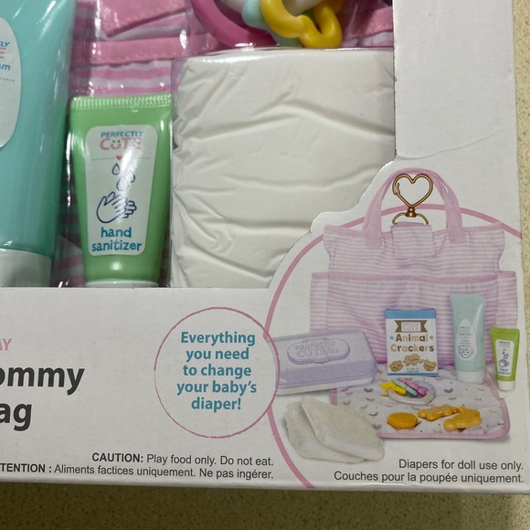 Perfectly Cute Just Like Mommy Baby Doll Pretend Diaper Bag Play Set 12 PCS  NEW - Picture 4 of 7